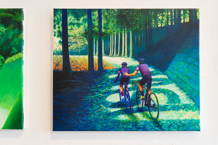 『Gentleman's Race(上勝)』2016 / acrylic on canvas