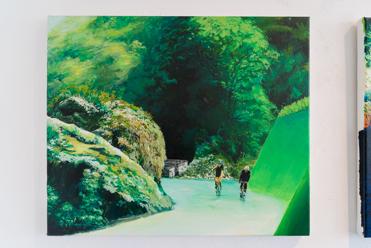 『Green Road(上勝)』2016 / acrylic on canvas