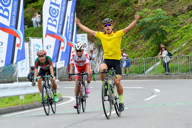 Y/J 角田光(白河実業高等学校)がスプリントを制して優勝