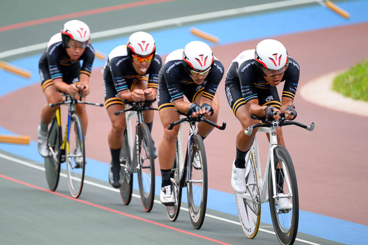 男子4kmチーム・パーシュート2位 東京ヴェントス 4分27秒571