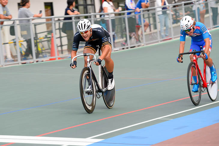 男子スクラッチ優勝 大前翔(東京ヴェントス)