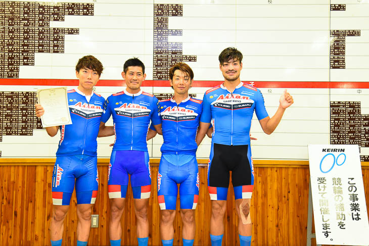 男子4kmチーム・パーシュート 実業団新記録を出した愛三工業レーシングチーム