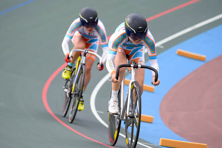 女子チームスプリント優勝 スミタ・エイダイ・パールイズミ・ラバネロA 50秒775