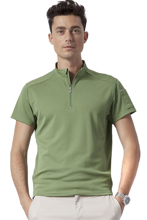 LINGE8 STOCKHOLM ZIP FRONT JERSEY(Cactus)