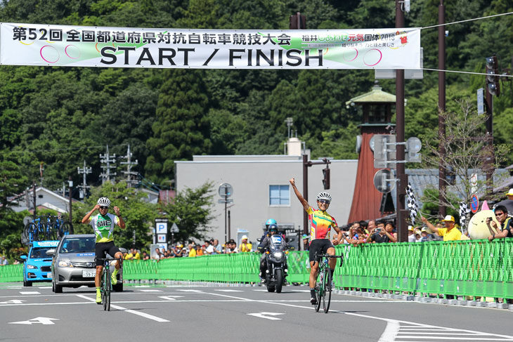 男子 中島康晴(福井 キナンサイクリングチーム)が地元大会を制する