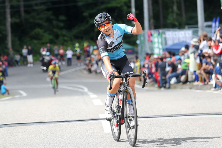 女子 梶原悠未(筑波大)が優勝