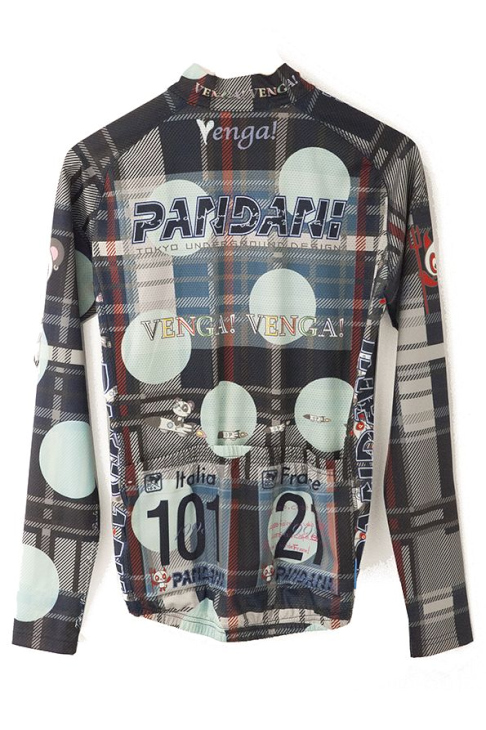 パンダーニ 水玉Venga! Pandani 春秋用薄長袖ジャージ(背面)