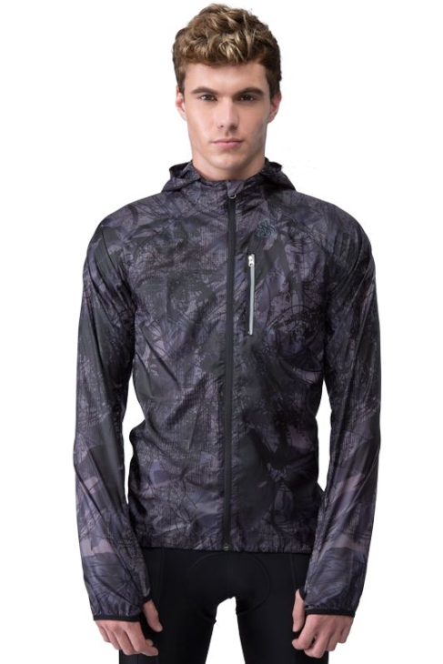 LINGE8 TROPIC PACKABLE WIND JACKET(GreyMulti)