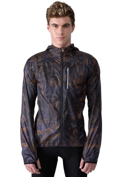 LINGE8 TROPIC PACKABLE WIND JACKET(OliveMulti)