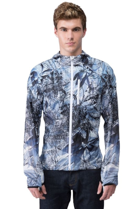 LINGE8 TROPIC PACKABLE WIND JACKET(WhiteMulti)