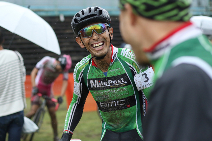 メカトラに見舞われながらも3位に入った國井敏夫(MilePost BMC Racing)