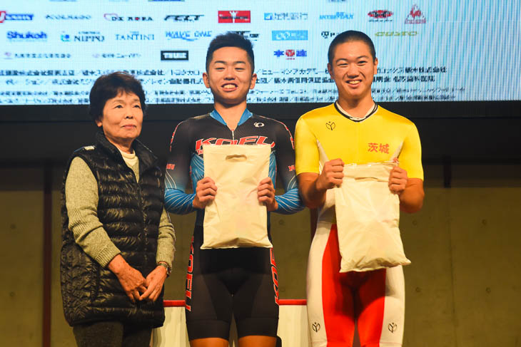 スプリント賞は風間竜太(山梨県立甲府工業高校)と木村皆人(茨城県立取手第一高校)