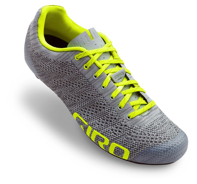 ジロ EMPIRE E70 KNIT(Grey Heather/Highlight Yellow)