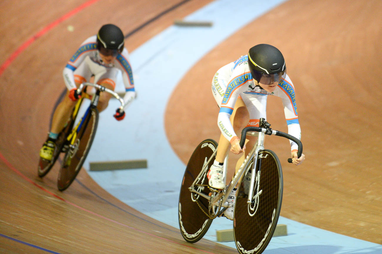 全日本マスターズ 女子チームスプリント優勝 スミタエイダイ パールイズミラバネロ(小沼美由紀、鈴木章代)