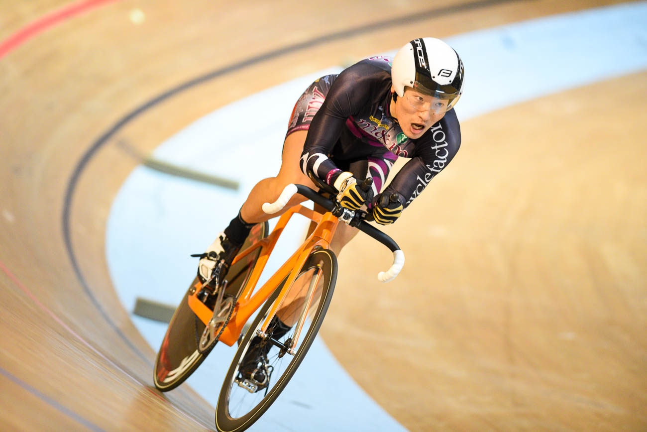 全日本マスターズ 男子1kmTT(35歳‐39歳)優勝 佐々木俊輔(m&m cycle factory)1分10秒182