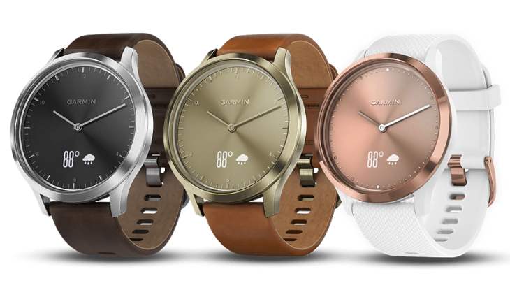 ガーミン vivomove HR(Premium BlackSilver、Premium Gold、Sport Gold White)