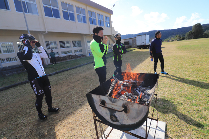 焚き火のサービスもあって助かります