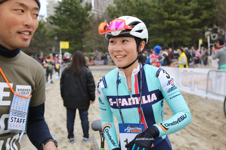 坂口聖香(S-FAMILIA)「1位でゴールできたときはすごく幸せでした」