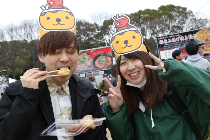 たこ焼きおいしーい!