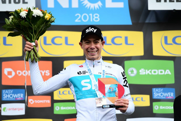 2年連続で最終ステージを制したダビ・デラクルス(スペイン、チームスカイ)