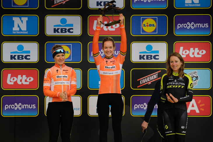 優勝したアンナ・ファンデルブレッヘン(オランダ、ブールスドルマンス)