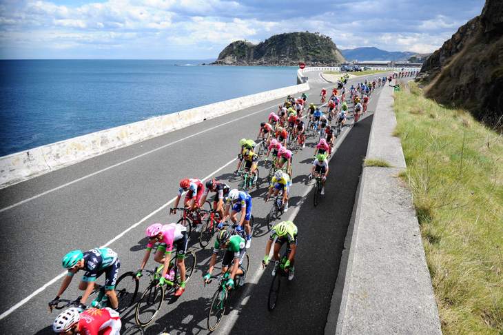 バスクの海岸線を西に向かう