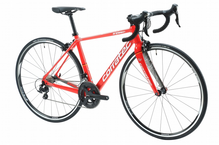 コラテック R.T.CARBON(RED/GRY、※写真のコンポーネントは新型105ではありません)