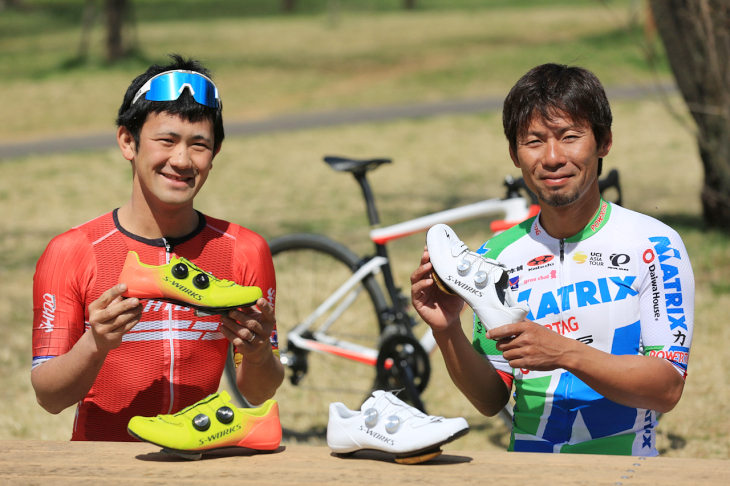 土井雪広(マトリックスパワータグ)と安藤光平(Bicicletta SHIDO)が新生S-Worksシューズをインプレッション