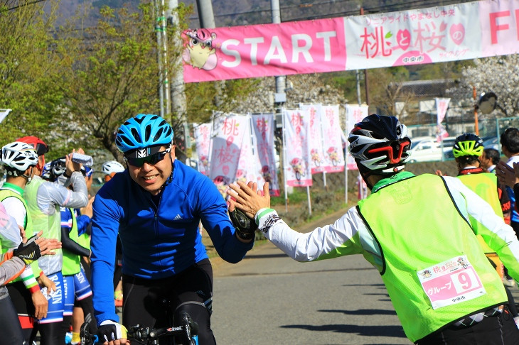 そしてフィニッシュ!スタッフが温かく迎えてくれるのも、このイベントのいいところ