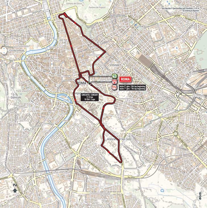 5月27日(日)第21ステージ ローマ〜ローマ 115km ☆