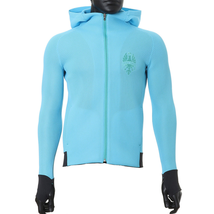 ビアンキ MESH FULL ZIP PARKA(サックス)