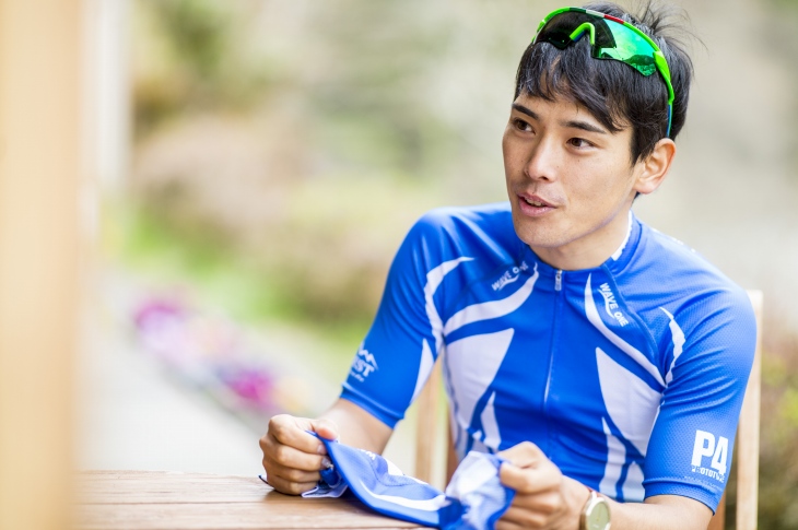 「ヒルクライム決戦用ジャージ、というキャッチコピーはもったいない気もします」中村龍太郎(イナーメ信濃山形)
