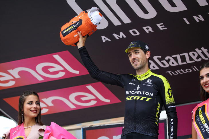 ステージ通算3勝目を飾ったミケル・ニエベ(スペイン、ミッチェルトン・スコット)
