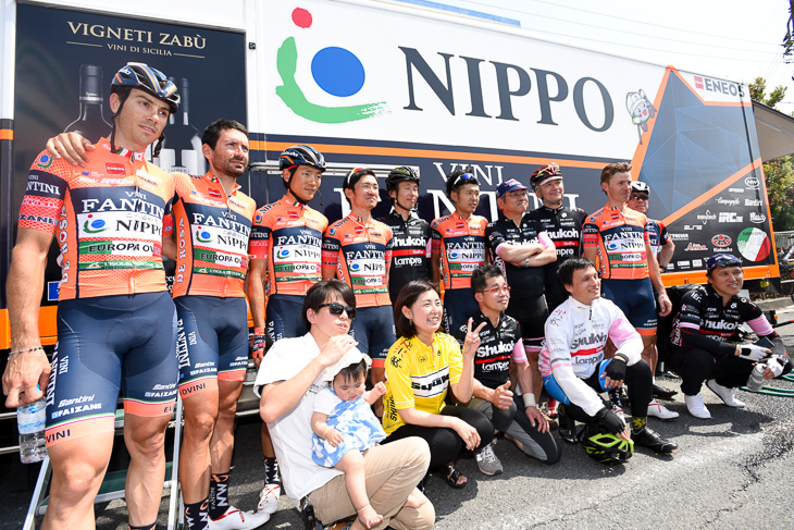 唯一のプロコンチネンタルチームとなるNIPPOヴィーニファンティーニ・ファイザネ(写真は昨年大会)