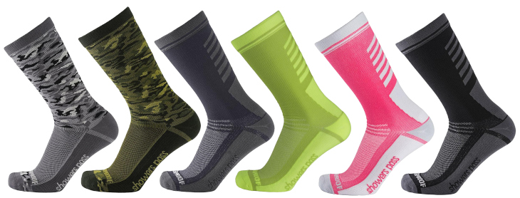 シャワーズ・パス Crosspoint Lightweigt Waterproof Socks(Camo GREY、CamoFOREST、GREY、NEON、PINK、BLACK)