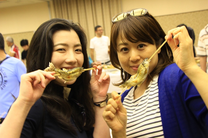 鮎おいしいですよね!