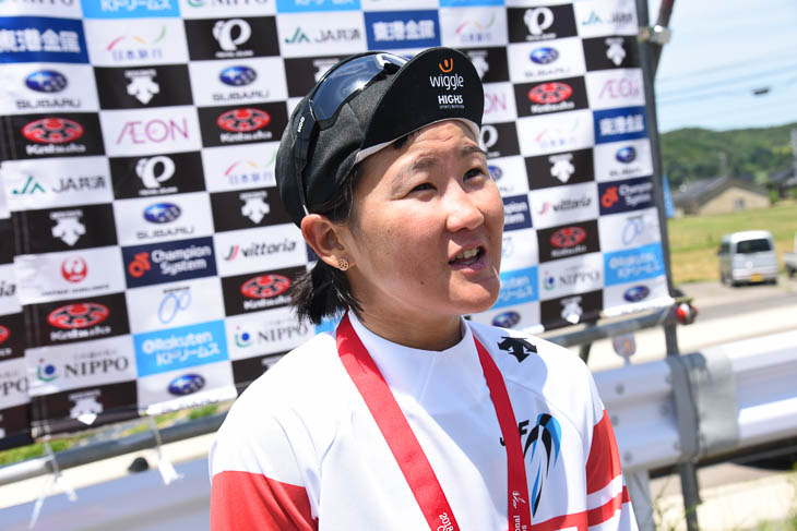 全日本選手権タイムトライアル4連覇を達成した與那嶺恵理(ウィグル・ハイファイブ)