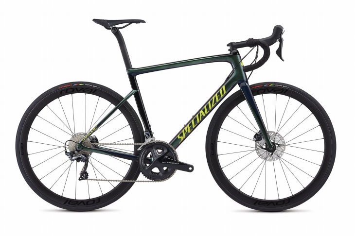 スペシャライズド Tarmac Disc Expert(Chameleon Green/Cast Blue/Tarmac Black/Team Yellow)