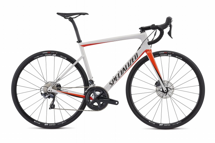 スペシャライズド Tarmac Disc Comp(Gloss Metallic White Silver/Rocket Red/Tarmac Black)