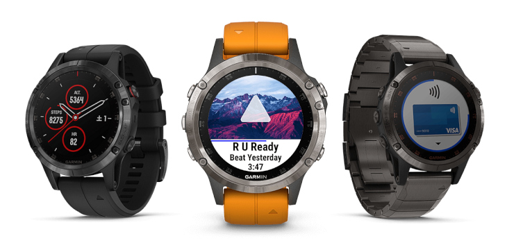 ガーミン fenix 5 Plus Sapphire(Black、Ti Gray、Ti Black)
