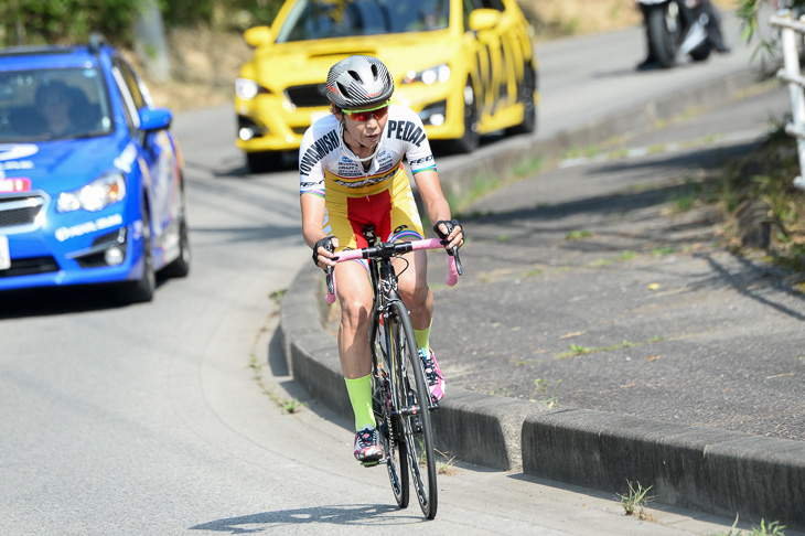 F レース終盤は独走に持ち込んだ唐見実世子(弱虫ペダルサイクリングチーム)