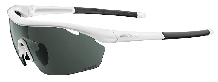 ジャイアント STRATOS LITE(KOLOR UP + CLEAR、ホワイト/ブラック)