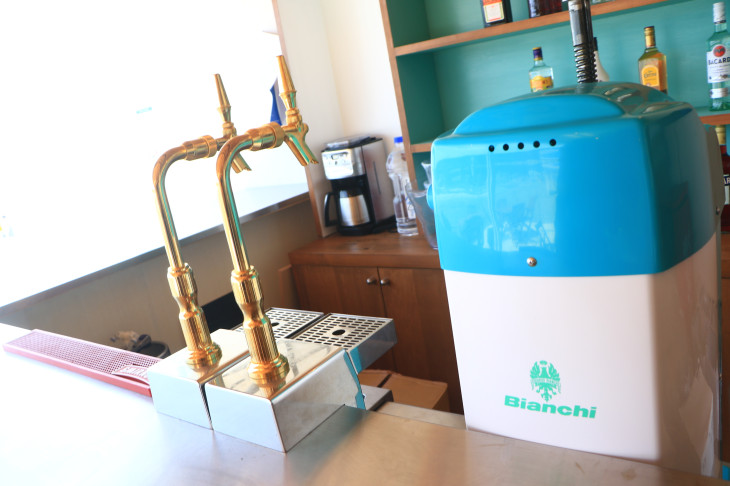 今年はなんとチェレステかき氷機が導入!