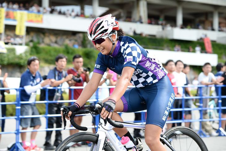 女子ロードレース 優勝した渡部春雅(駒澤大学高校)