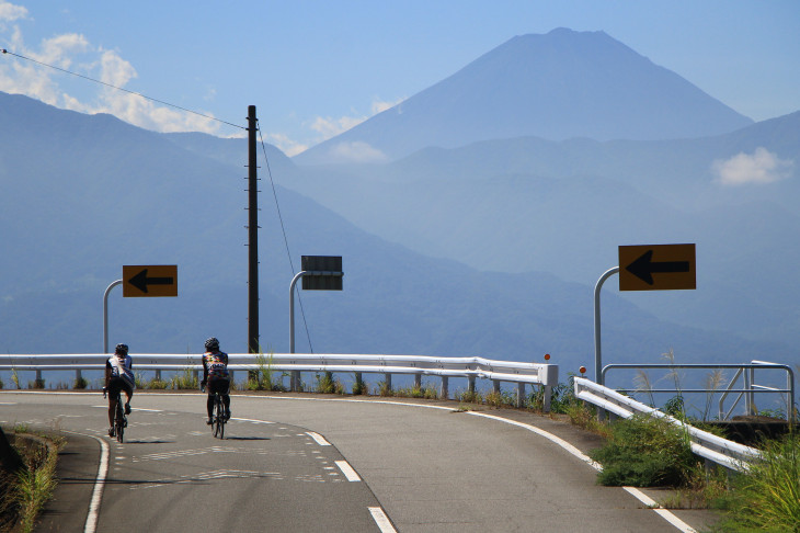 眼前には富士山が!