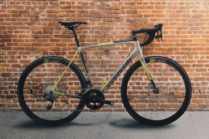 キャノンデール Synapse Hi-MOD Disc RED eTap完成車(Sage Gray - Gloss)