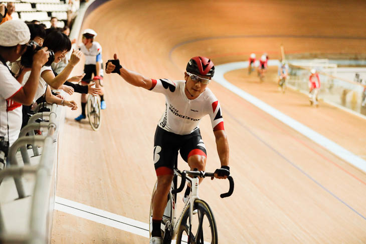 オムニアム全日本選手権 優勝した窪木一茂(チームブリヂストンサイクリング )