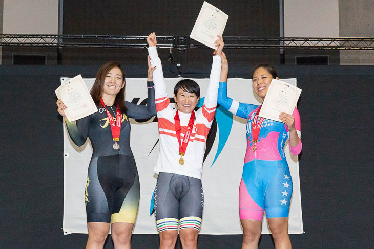 オムニアム全日本選手権 女子表彰式