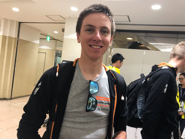 大注目の若手選手、ツール・ド・ラブニール優勝のタデイ・ポガチャル(スロベニア、リュブリャナ・グスト・ザウラム)