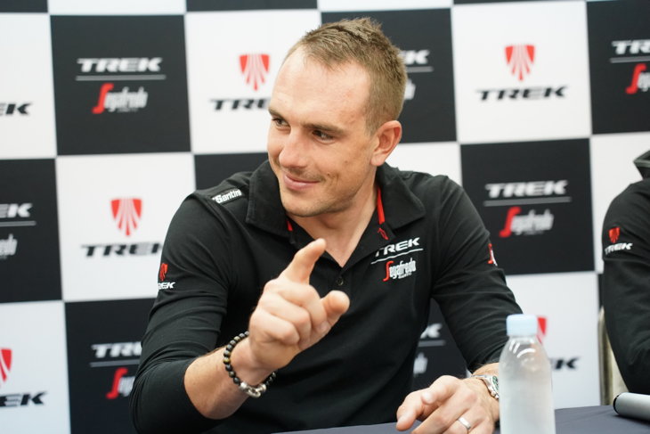 「日本のファンに出来るだけ握手やサインをしたい」ジョン・デゲンコルプ(ドイツ、トレック・セガフレード)